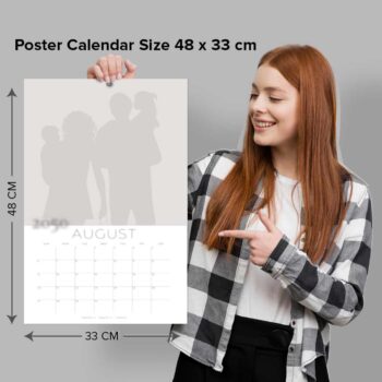 2024 Personalized Poster Calendar | Photo Calendar | 13×19 Inches Design 02 4