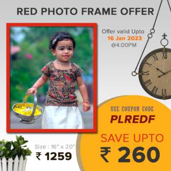 Red photo frame Offer 16 x 20 4