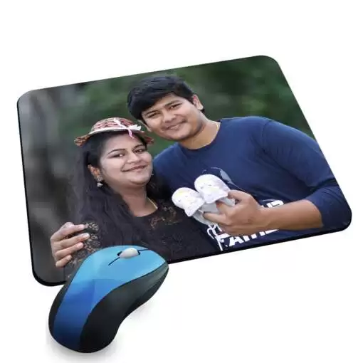 Customized mouse pad for couples | Slim Mouse Pad for Laptops 1