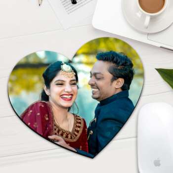 Heart-Shaped Mouse Pad for 5th anniversary | unique gifts for team members