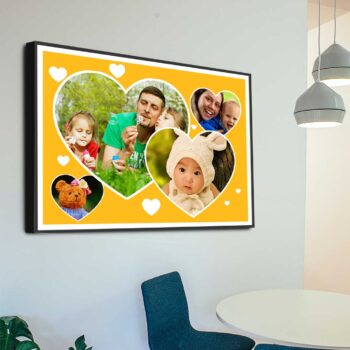 Alternative view of Personalized Photo Collage Canvas Design 4