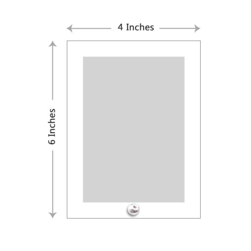 Acrylic Desktop Photo Frame 8x6 | Birthday Gifts Frames - Image 3