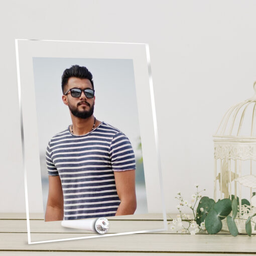 Acrylic Photo Frame | Desktop Photo Frame | Birthday Gifts Frames | 8 x 6 inch 1