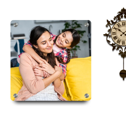 Acrylic Photo Frame | Acrylic Photo Printing |Wall Mount Mom's day Unique Gifts| 24x24 inches 1