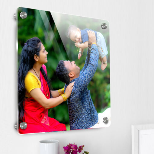 Acrylic Photo Frame |Wall Decor Photo Acrylic Printing | Father's day Best Gifts 36x36 inches 1