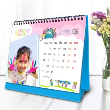 2027 Personalized Desktop Calendar |Table top Photo Calendar | 7 x 5 Inches Horizontal Design 01 - Image 8