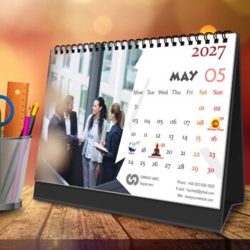 2027 Personalized Desktop Calendar | Table top Photo Calendar | 9 x 6 Inches Horizontal Design 11 - Image 7