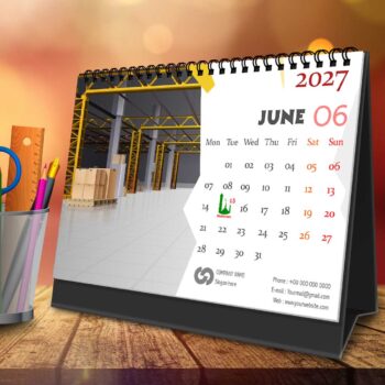 2027 Personalized Desktop Calendar | Table top Photo Calendar | 9 x 6 Inches Horizontal Design 11 - Image 8