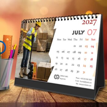 2027 Personalized Desktop Calendar | Table top Photo Calendar | 9 x 6 Inches Horizontal Design 11 - Image 9