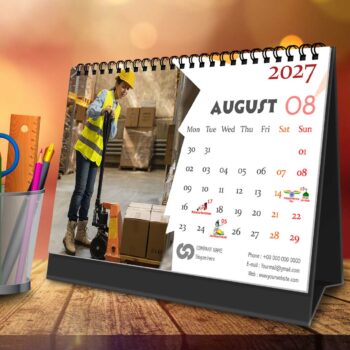 2027 Personalized Desktop Calendar | Table top Photo Calendar | 9 x 6 Inches Horizontal Design 11 - Image 10