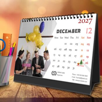 2027 Personalized Desktop Calendar | Table top Photo Calendar | 9 x 6 Inches Horizontal Design 11 - Image 14