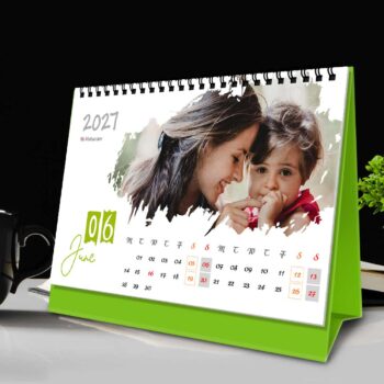 2027 Personalized Desktop Calendar | Table top Photo Calendar | 6 x 4 Inches Horizontal Design 01 - Image 8