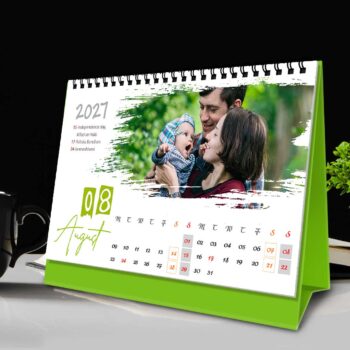 2027 Personalized Desktop Calendar | Table top Photo Calendar | 6 x 4 Inches Horizontal Design 01 - Image 10