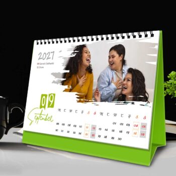 2027 Personalized Desktop Calendar | Table top Photo Calendar | 6 x 4 Inches Horizontal Design 01 - Image 11