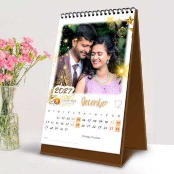 2027 Personalized Desktop Calendar | Table top Photo Calendar | 6 x 4 Inches Vertical Design 01 - Image 14