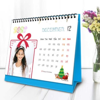 2027 Personalized Desktop Calendar |Table top Photo Calendar | 7 x 5 Inches Horizontal Design 01 - Image 14