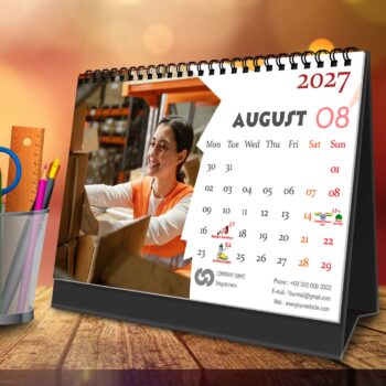 2027 Personalized Desktop Calendar | Table top Photo Calendar | 9 x 6 Inches Horizontal Design 11 - Image 10