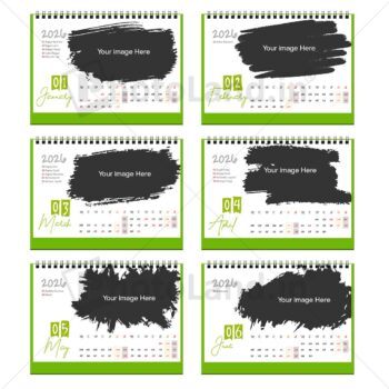 2026 Personalized Desktop Calendar | Table top Photo Calendar | 6 x 4 Inches Horizontal Bulk order - Design 01 1