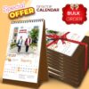2026 Personalized Desktop Calendar | Table top Photo Calendar | 6 x 4 Inches Vertical | Bulk order Design 01 6
