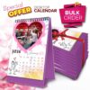 2026 Personalized Desktop Calendar |Table top Photo Calendar | 7 x 5 Inches Vertical | Bulk order Design 01 5
