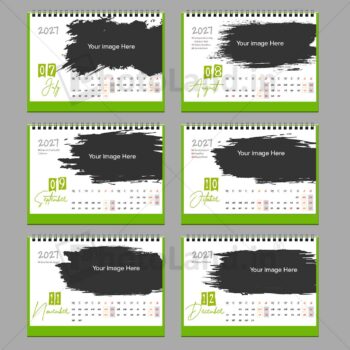 2027 Personalized Desktop Calendar | Table top Photo Calendar | 6 x 4 Inches Horizontal Bulk order - Design 01 - Image 3