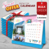 2024 Personalized Desktop Calendar | Table top Photo Calendar | 7 x 5 Inches Horizontal | Bulk order Design 01 10