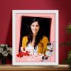 Personalized photo frame with name