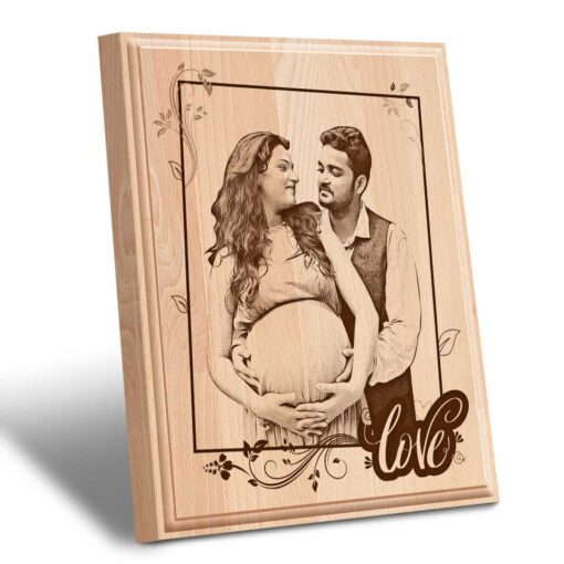 Engraved Wooden Gift Plaque