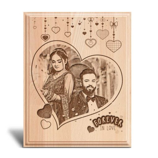 Wooden Photo Memory Plaque (10x8) | Personalized Gift - Image 3