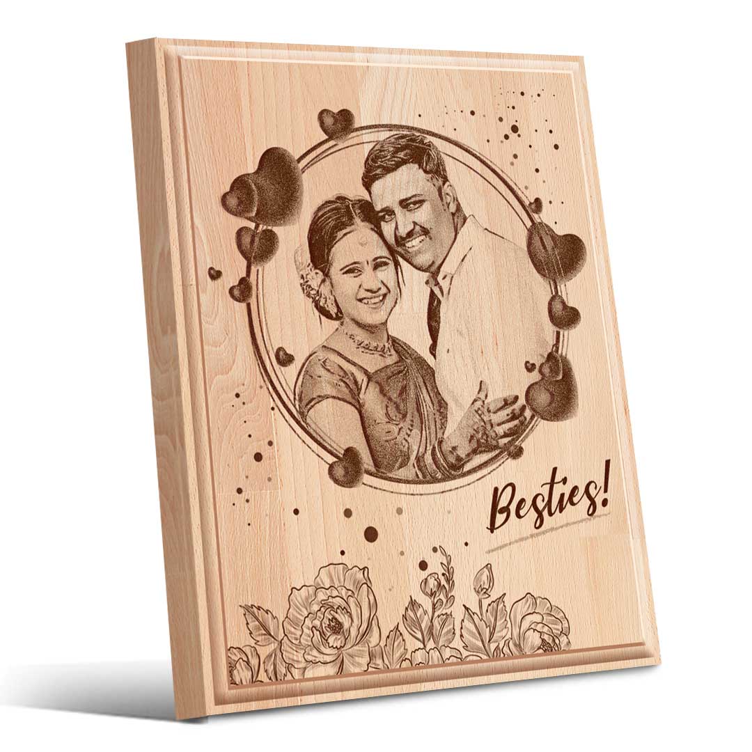 Personalized Picture Engraving (10x8) | Gift in Photoland 1 Personalized Picture Engraving