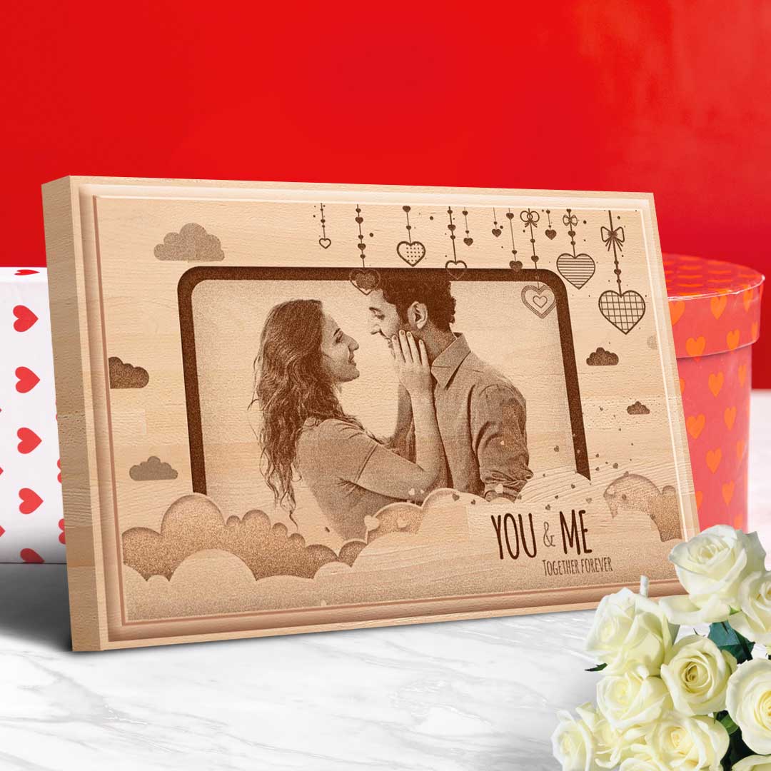 Custom Photo Wood Plaque (12x8) | Engraved Gift in Photoland 2 Custom Photo Wood Plaque (12x8) | Engraved Gift in Photoland - Image 2