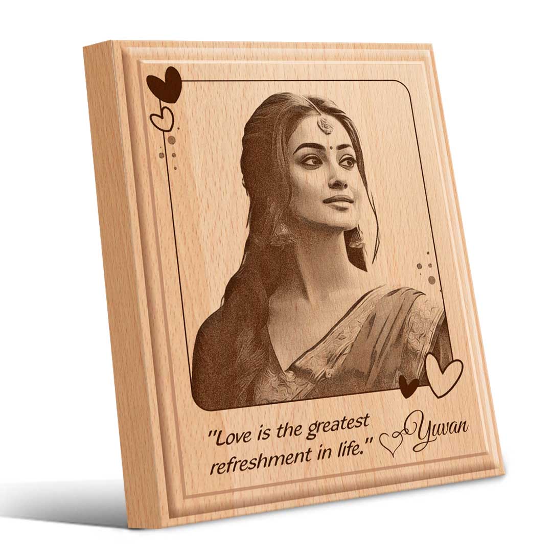 Personalized Wooden Engraved Plaques | Valentines Day Gifts 1 Wooden Engraved Plaques