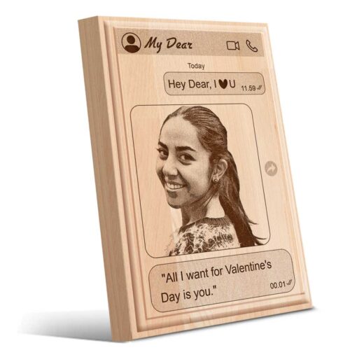 Personalized Wooden Gift in Photoland