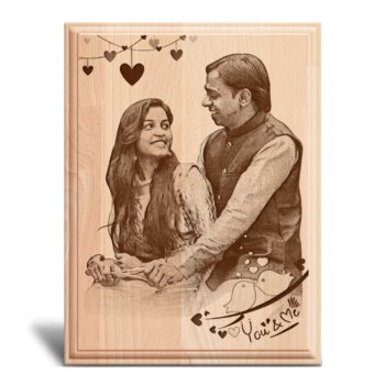 Photo Engraved Wooden Plaque (8x6) | Valentine's Gift 7 Photo Engraved Wooden Plaque (8x6) | Valentine's Gift 2