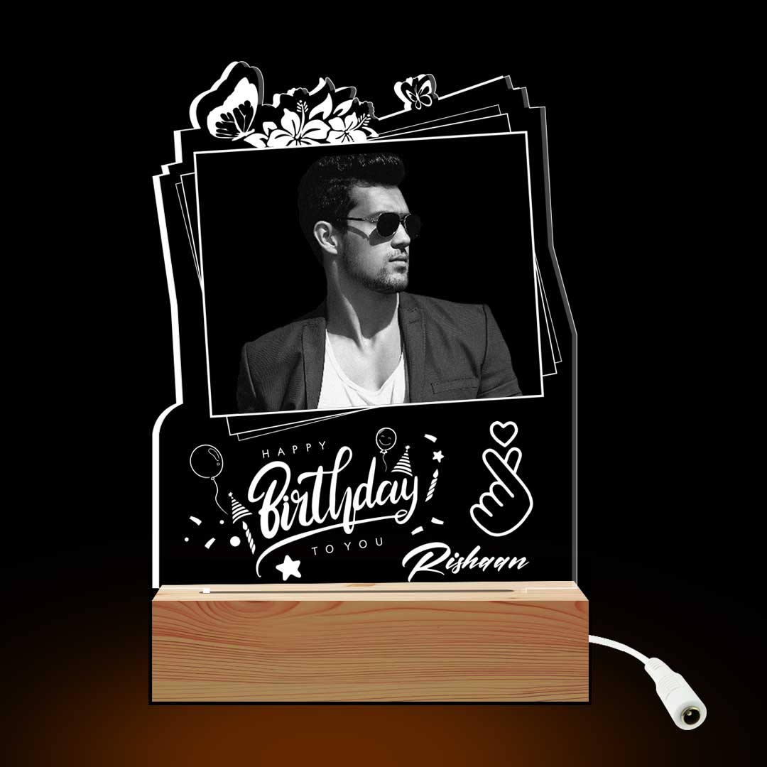 Personalized Birthday Gifts | LED Photo Lamp Gifts | Surprise Led lamp gifts (7x5 Inches)| Design 2 2 Personalized Birthday Gifts | LED Photo Lamp Gifts | Surprise Led lamp gifts  (7x5 Inches)| Design 2 - Image 2