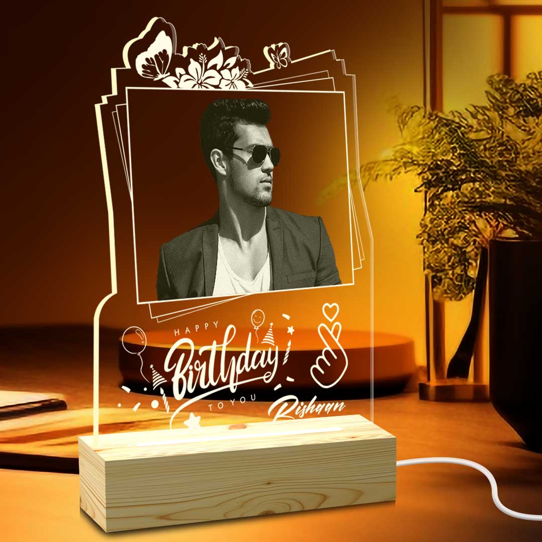 Personalized Birthday Gifts | LED Photo Lamp Gifts | Surprise Led lamp gifts (7x5 Inches)| Design 2 1 Personalized Birthday Gifts | LED Photo Lamp Gifts | Surprise Led lamp gifts  (7x5 Inches)| Design 2