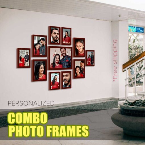Latest Personalized Combo Gifts | Photo frame Set Pack of 11 1