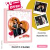 Latest Personalized Combo Gifts | Trendy Photo frame and Photo Magnets | Pack of 2 8
