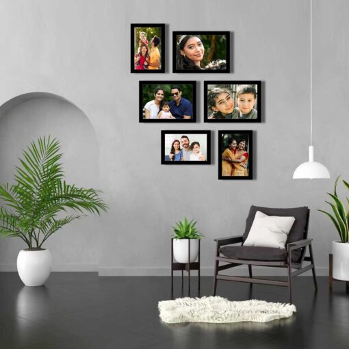 Latest Personalized Combo Gifts | Photo frame Set Pack of 6 1