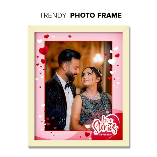 Latest Personalized Combo Gifts | Trendy Photo frame and Photo Print with Pouch | Pack of 2 2