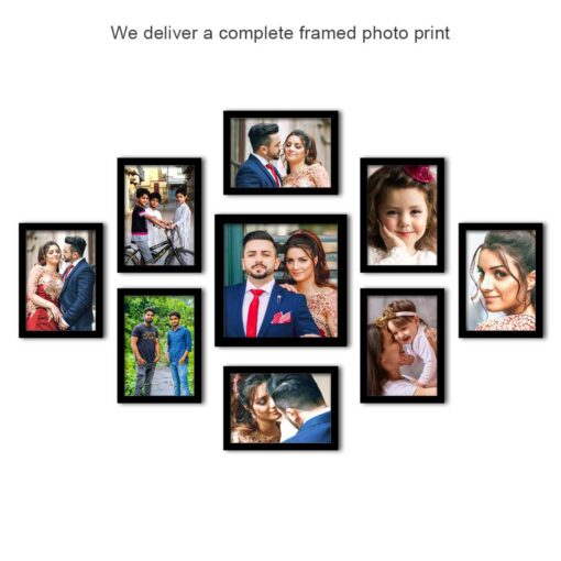 Latest Personalized Combo Gifts | Photo frame Set Pack of 9 - Image 2