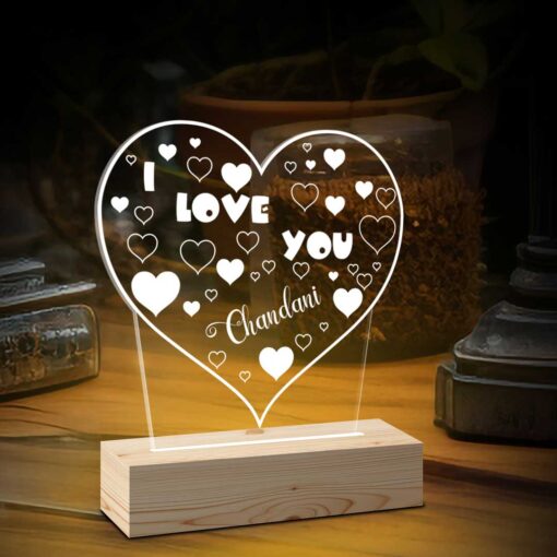 Personalized Valentines Day Gifts | Surprise gifts | LED Photo Lamp Gifts (6x6)| Design 2 1