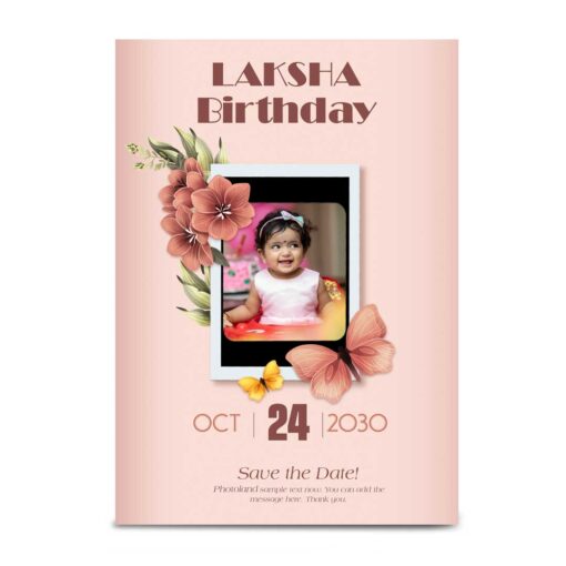 Baby Birthday Card online | Happy 1st Birthday Card