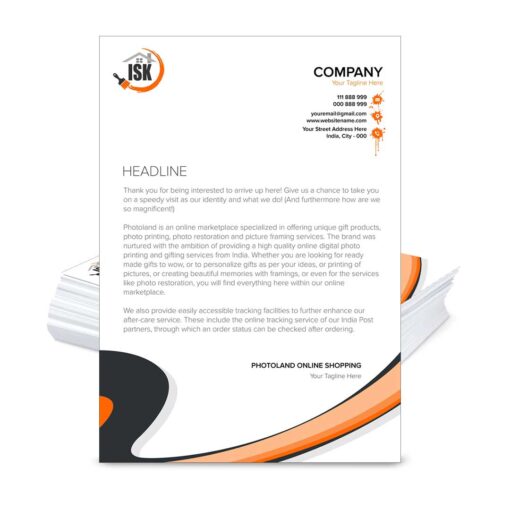 Personalized Letterhead | A4 Size 1