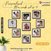Best Personalized Mini Combo Gifts | White Photo frame Set Pack of 9 6