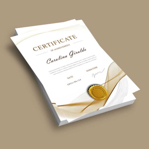 Certificate Printing-A3 Size