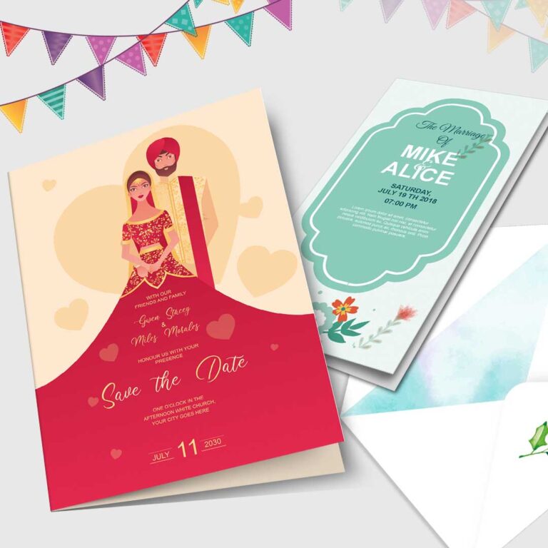 Customized Wedding Invitation Card Prints | Photoland