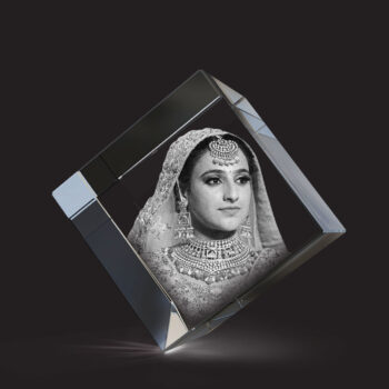 Unique gift for Girlfriend Birthday | 3D Crystal with Photo Online