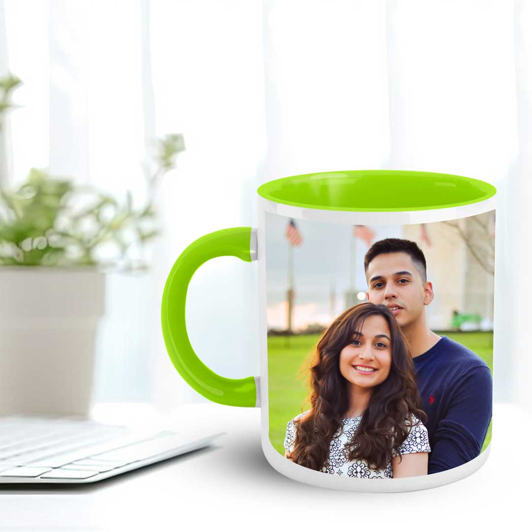 Best Anniversary Gift for Husband | Inner Color Mug | Coffee Cup with Photo - Image 2