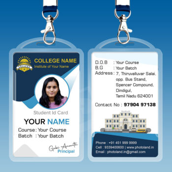 College ID Card | PVC ID card | Photo ID card-Design 1